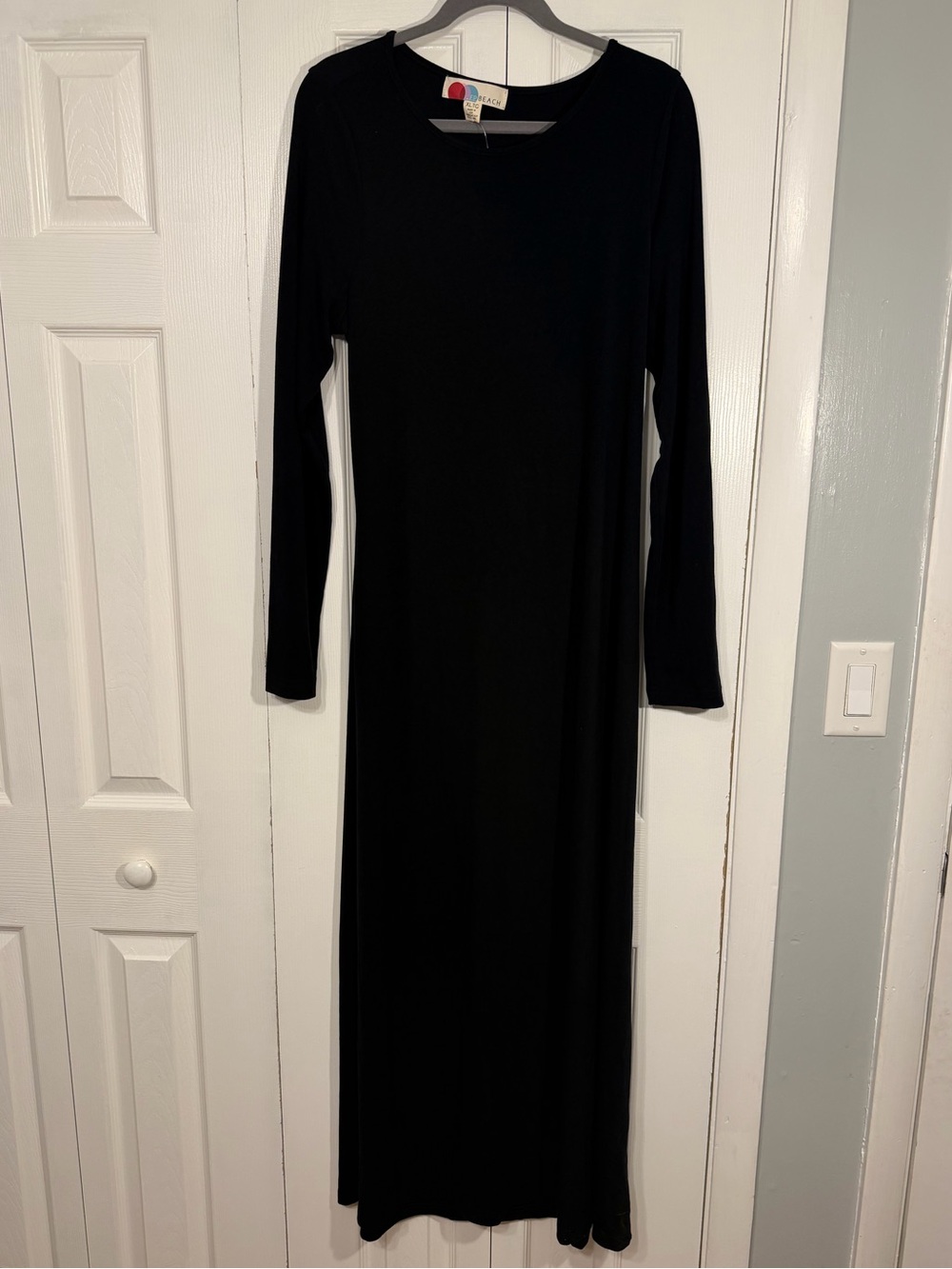 NWT Free People FP Beach Cutout Maxi Dress XL Black